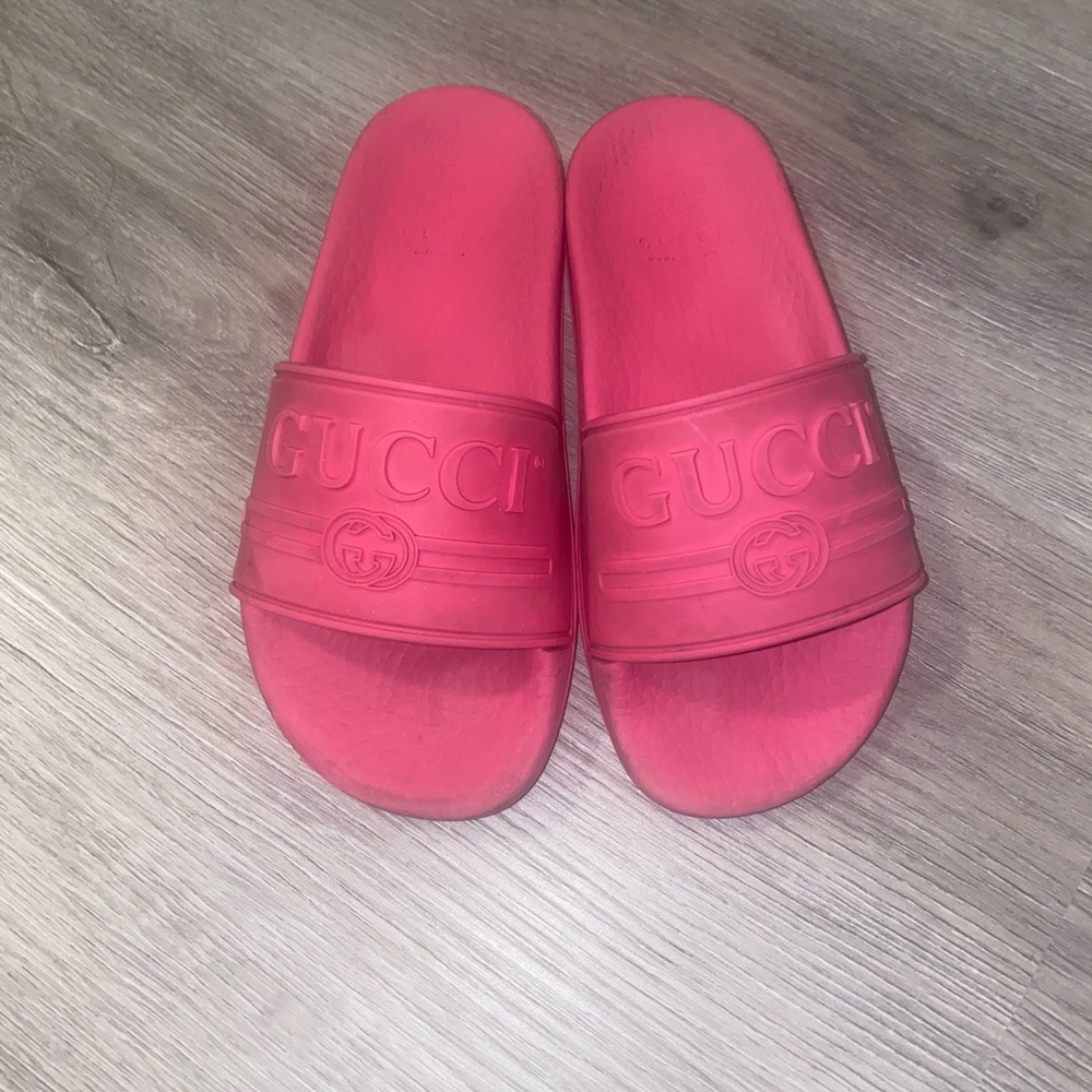 Authentic Girls Gucci slides